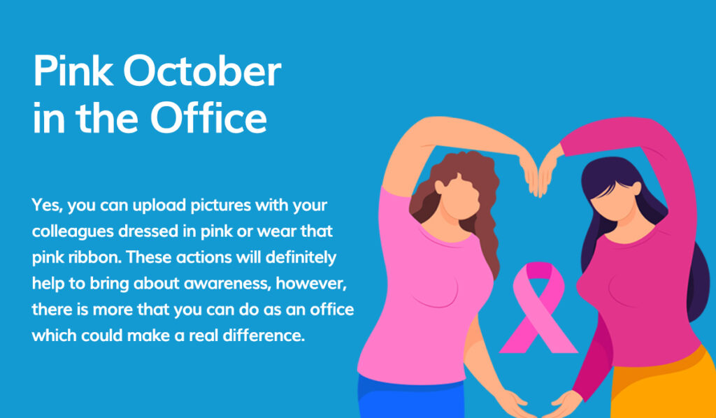 Pink October 20 4 Significant Ways to Support Pink October at Work - Keepmeposted Blog